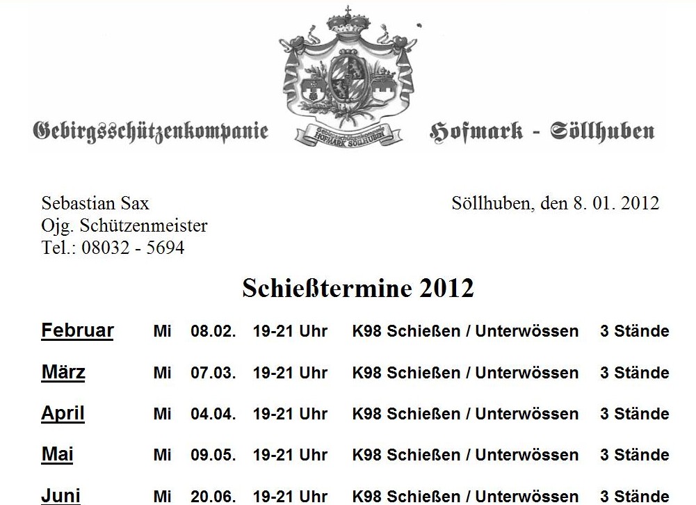 Schie�en 12 a